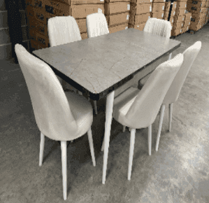 Executive Marble Dining Table UK | Buy Executive Marble Dining Tables Online | 4 Chairs | Free Delivery